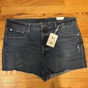 NWT  FREE assembly 90s style cutoff Women's Blue Denim Shorts size 16